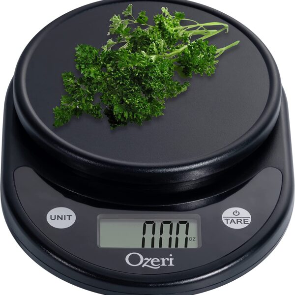 Digital Multifunction Kitchen and Food Scale, All Black