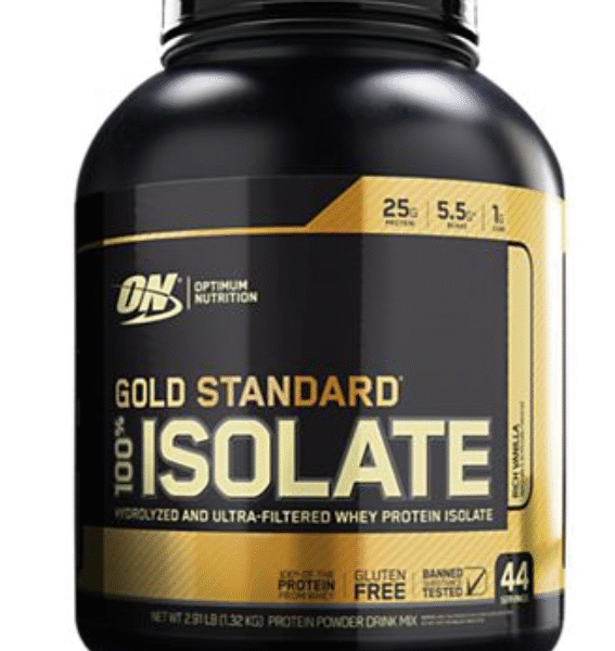 GOLD STANDARD 100% Isolate – Hydrolyzed & Ultra-Filtered Protein Powder – Rich Vanilla (2.91 lbs./44 Servings)