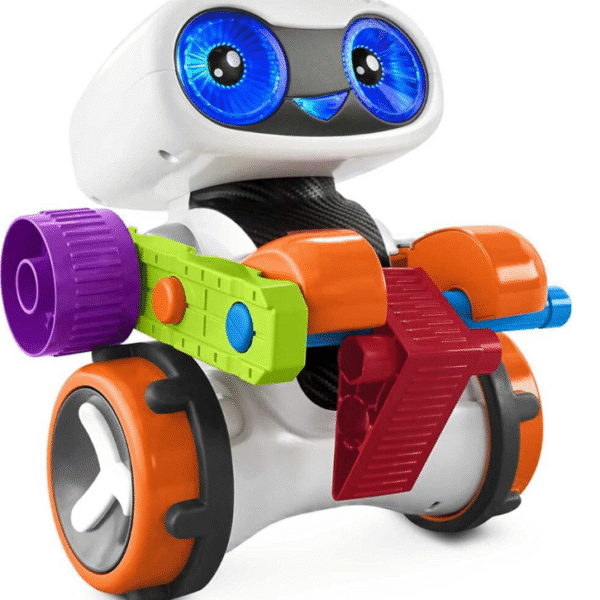 Fisher-Price Preschool Stem Learning Toy Code ‘N Learn Kinderbot Electronic Robot With Lights & Games For Ages 3+ Years